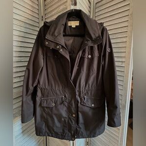 Michael Kors Black Rain Jacket